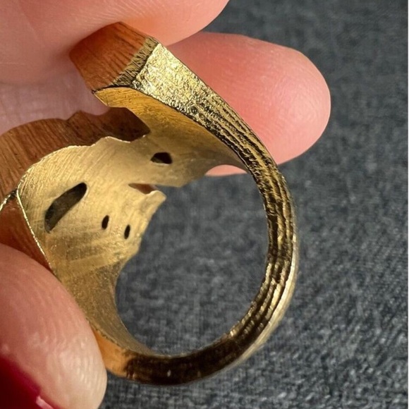 1969 The LOVE Chunky Ring Iconic Pop Art Jewelry Size 6 - Picture 3 of 11